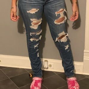 American Eagle tomgirl jeans size 2 x-long